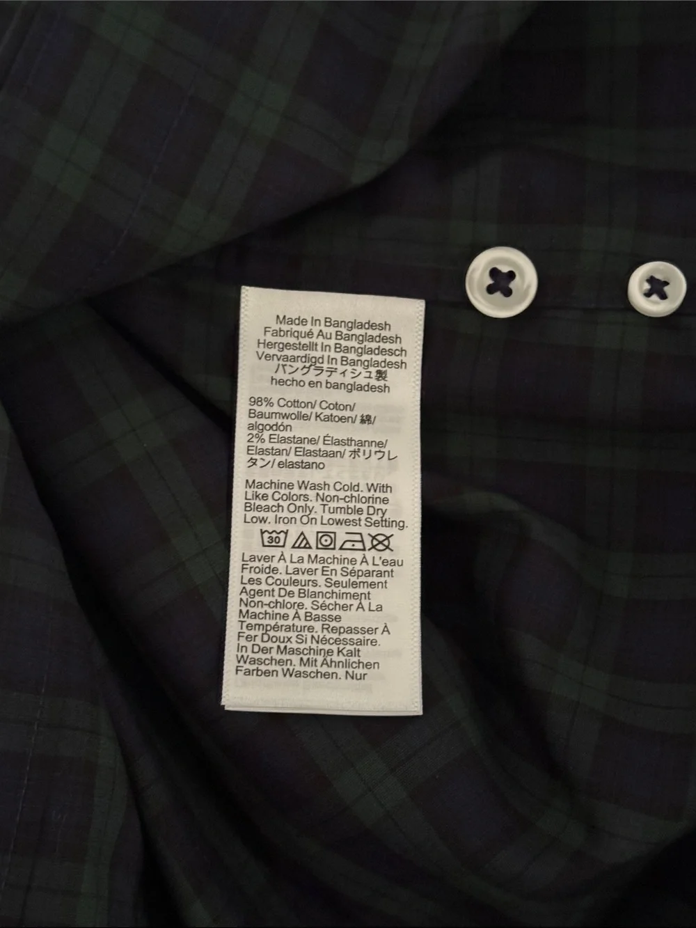 J. Crew Men's Plaid Slim Bowery Oxford Shirt in Medium